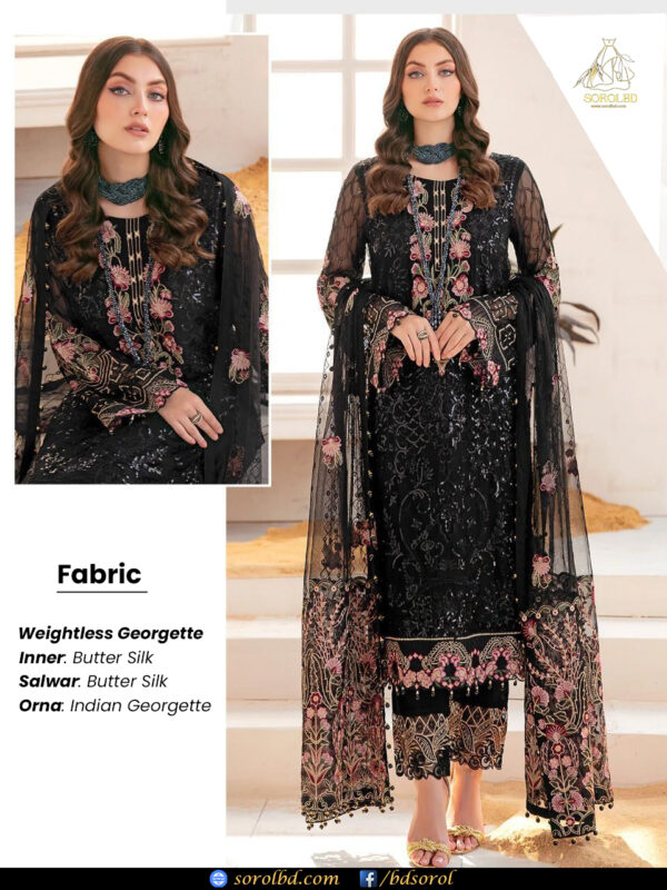 Fapic Georgette Party Wear Suit