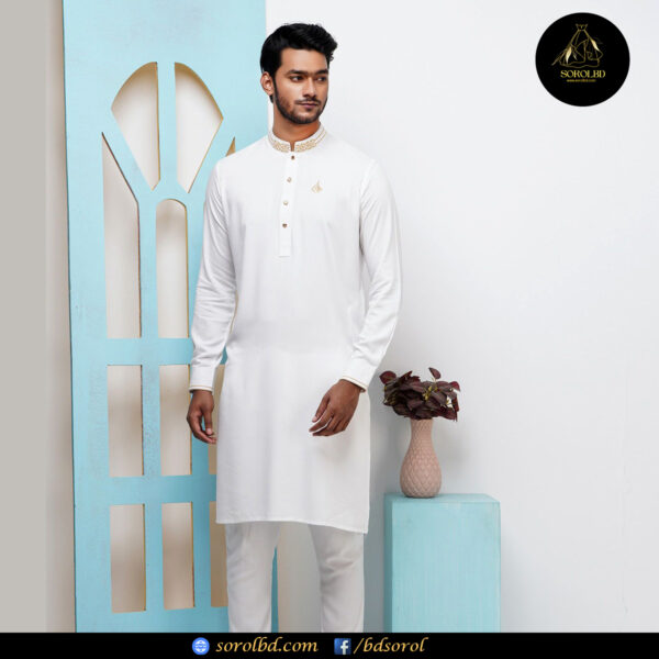 Premium Panjabi and Pajama || White