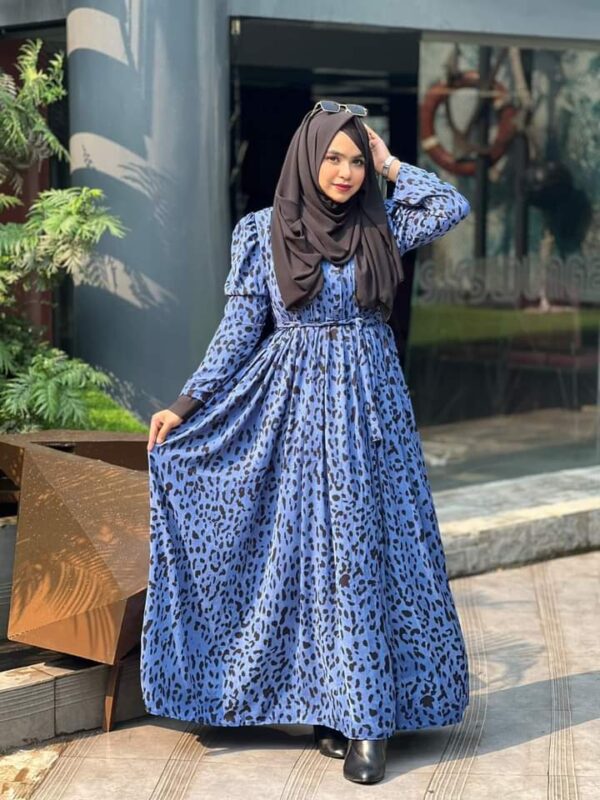 Printed Georgettte Pori Gown